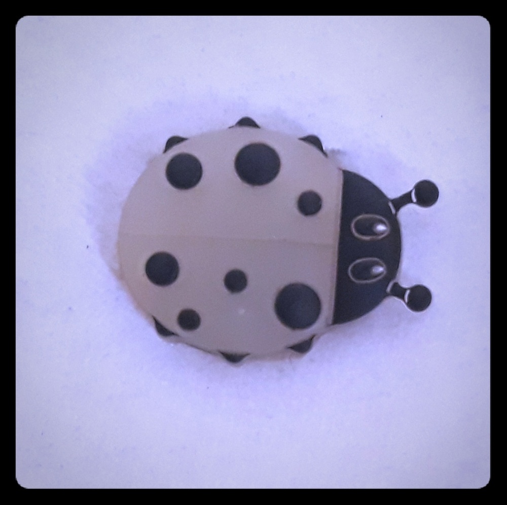 CROCS Jibbits Glow in the Dark Ladybug Charm